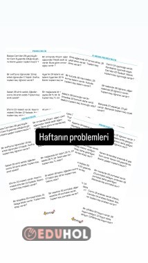 haftanın problemleri