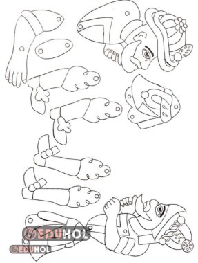 Karagöz hacıvat kuklası