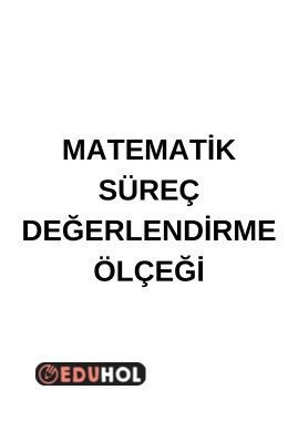matematik süreç değerlendirme
