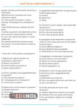 mini deneme 4