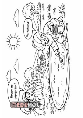 Nasrettin Hoca boyama