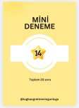 14. Mini deneme
