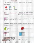 kesirler defter notu