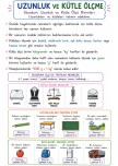 kütle ölçme defter notu