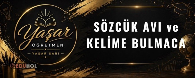 Geometrik Kavramlarla ilgili Sözcük Avı ve Kelime Bulmaca