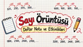🔢 Sayı Örüntüsü | Defter Notu ve Etkinlikleri ✏️📚
