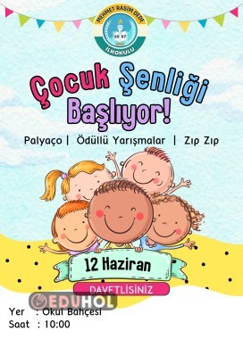 ÇOCUK ŞENLİĞİ AFİŞ