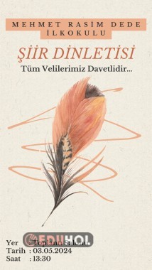 ŞİİR DİNLETİSİ DAVETİYE