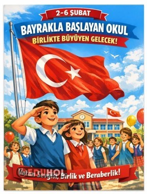 Bayrak Sevgisi Broşür ve Boyama Sayfası