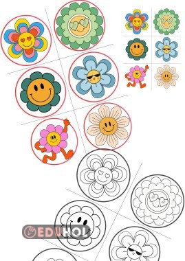 Gülümse-Tebessüm -Yaka  Kartları