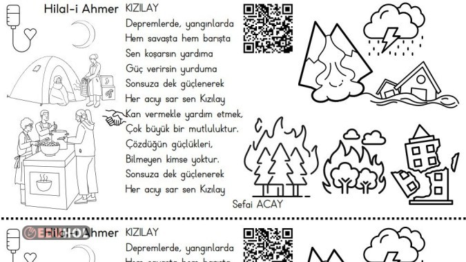 Şiir Okuma ve Boyama -Kızılay