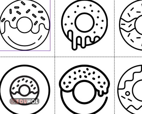 Serbest Etkinlikler  Mandala Tatlı boyama 6