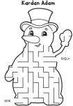 Serbest etkinlikler- Kardan Adam -Labirent