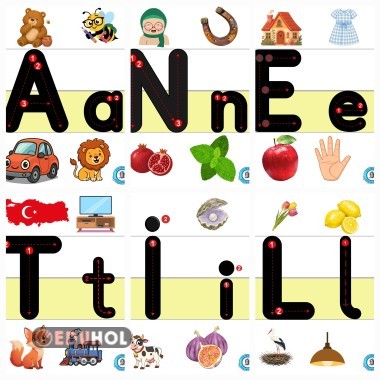 1.grup harf kartları