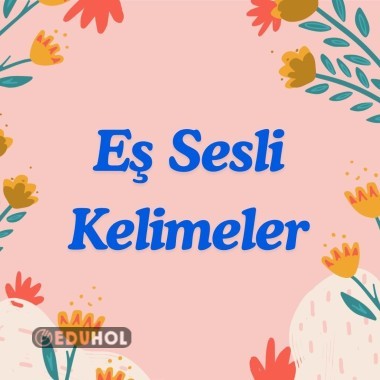 Eş Sesli Kelime Kartları