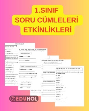 1. SINIF SORU CÜMLELERİ ETKİNLİKLERİ