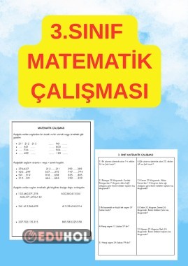 3. SINIF MATEMATİK ÇALIŞMASI