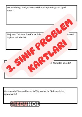 3. SINIF PROBLEM KARTLARI