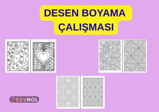DESEN BOYAMA ÇALIŞMASI