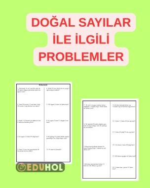 DOĞAL SAYILAR İLE İLGİLİ PROBLEMLER