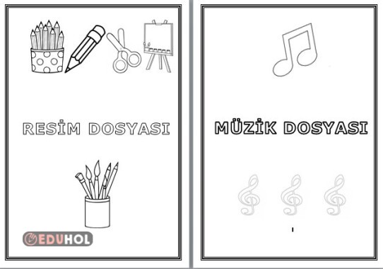 ÖĞRENCİ ÇALIŞMALARI İÇİN DOSYA KAPAKLARI