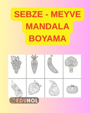 SEBZE- MEYVE MANDALA