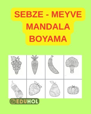 SEBZE- MEYVE MANDALA