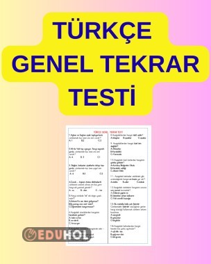 TÜRKÇE TEKRAR TESTİ