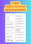 DOĞAL SAYILAR KONUSU DEĞERLENDİRME ÇALIŞMASI