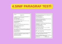 PARAGRAF TESTİ