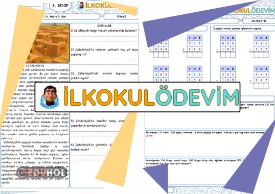 Türkçe Matematik 13. Hafta 5. Gün Ödevi