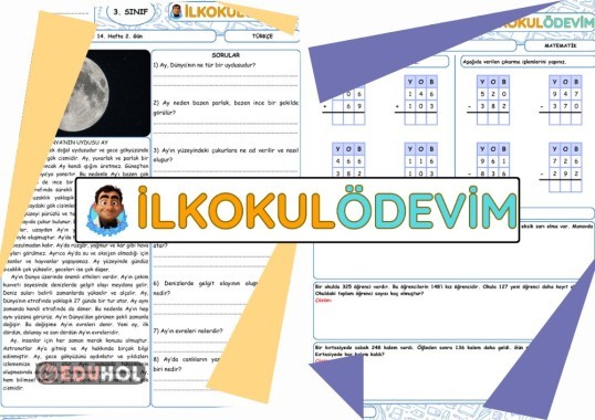 Türkçe Matematik 14. Hafta 2. Gün Ödevi