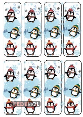 PENGUENLİ KİTAP AYRACI