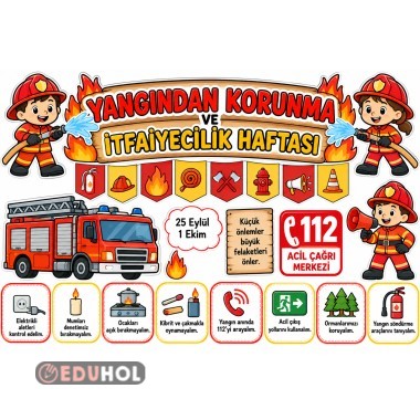 16 A4 İtfaiyecilik Haftası Pano