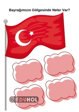Bayrak Sevgisi Yaratıcı Yazma Çalışması