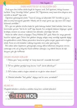 Enerji Müfettişi Elif ve Geleceğin Işığı