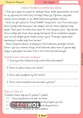 Enerji Tasarrufu Kahramanı: Kerem