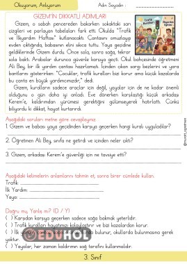 Gizem'in Dikkatli Adımları