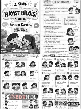Hayat Bilgisi 3. Hafta 