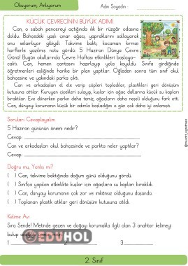 Küçük Çevrecinin Büyük Adımı