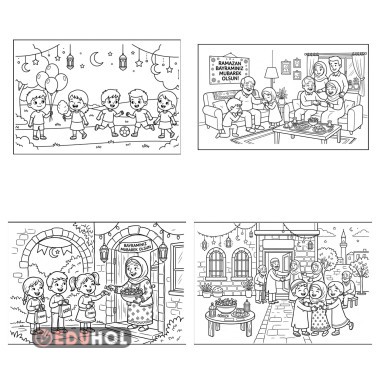 Ramazan Ayı Boyama Sayfaları 2