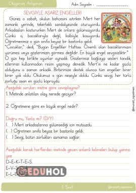 Sevgiyle Aşarız Engellileri