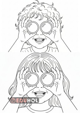 ''d'' sesi Dürbün Etkinliği Şablonu