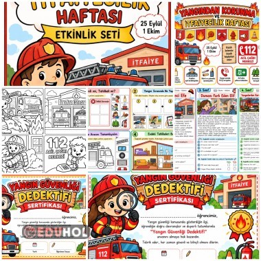 Yangından Korunma Ve İtfaiyecilik Haftası Seti