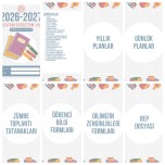 2026 2027 Öğretmen Dosyası Kapakları