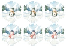 Kar Tanesi Karne/Hediye Süsü