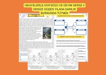 HİKAYELERLE ATASÖZLERİ SERİSİ - DENİZE DÜŞEN YILANA SARILIR - BURNUNDA TÜTMEK