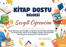 Kitap Dostu Belgesi