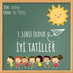 Tüm Sınıflar için Dijital Tatil Panosu