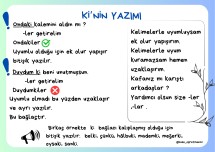 Ki'nin Yazımı Afiş